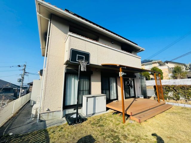 篠栗町で外壁塗装を実施する住宅