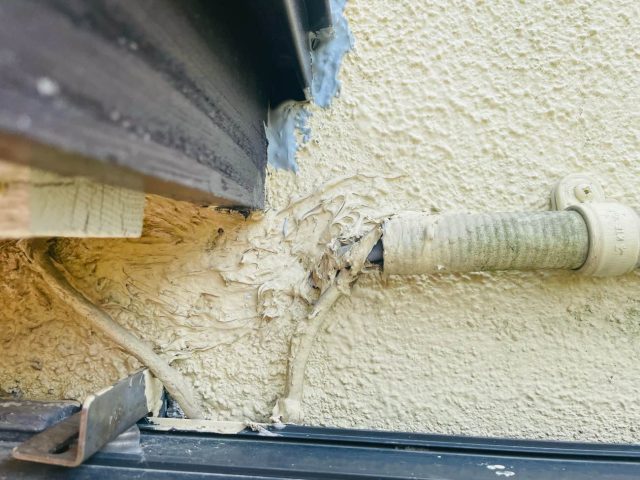 宇美町の外壁の塗装剥がれ