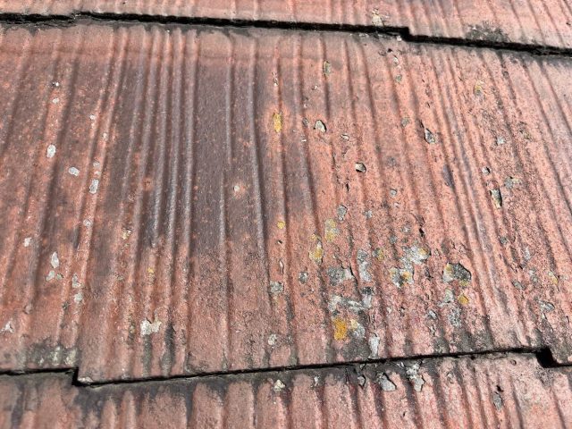 飯塚市の屋根の塗膜の劣化