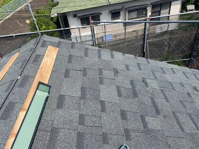 宇美町のカバー工事で設置されたオークリッジスーパー