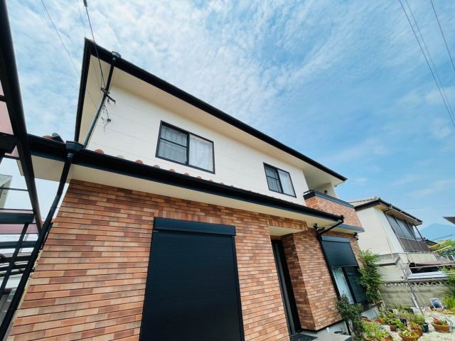 福岡市西区の外壁調査を実施した住宅外観