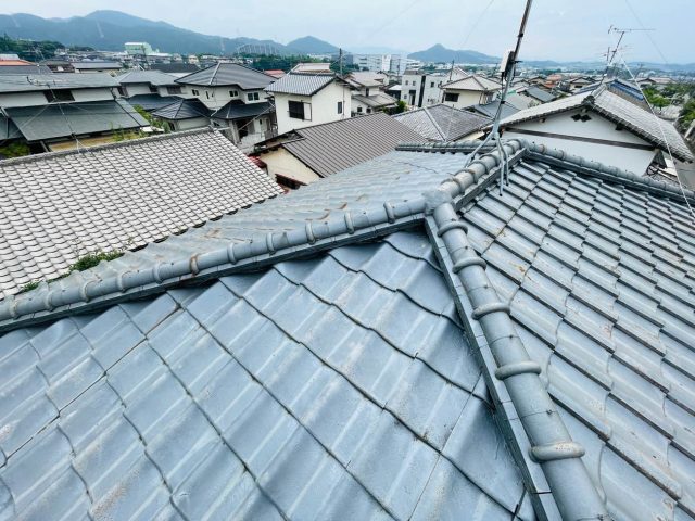 宇美町の葺き直し工事完了