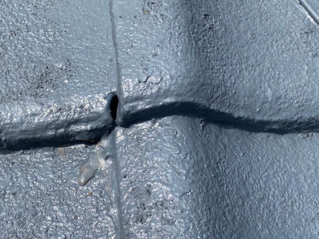 福岡市南区のうまく排水できなくなっている瓦