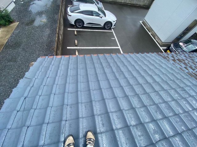 福岡市南区の雨漏りした瓦屋根