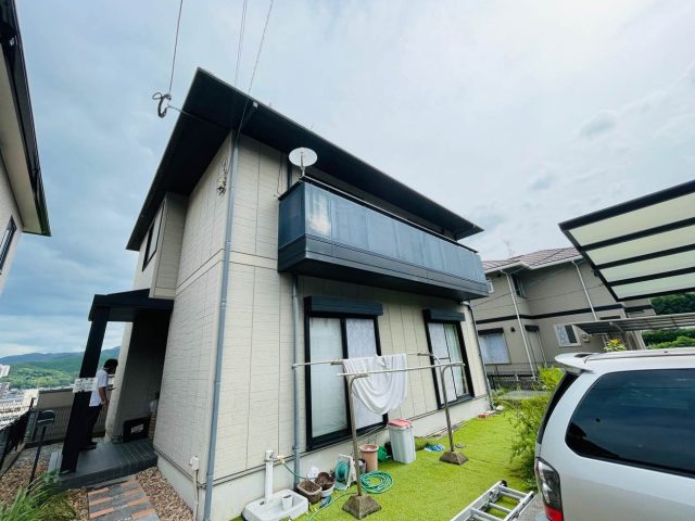 福岡市西区にて「外壁と屋根の同時リフォームを検討」現地調査により多数の劣化を確認