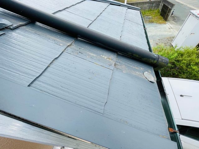 粕屋町での調査で発覚したスレートの劣化