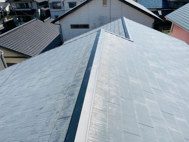 糸島市で棟板金復旧工事完了