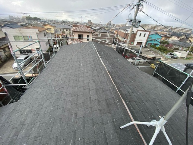オークリッジスーパー屋根面の完成