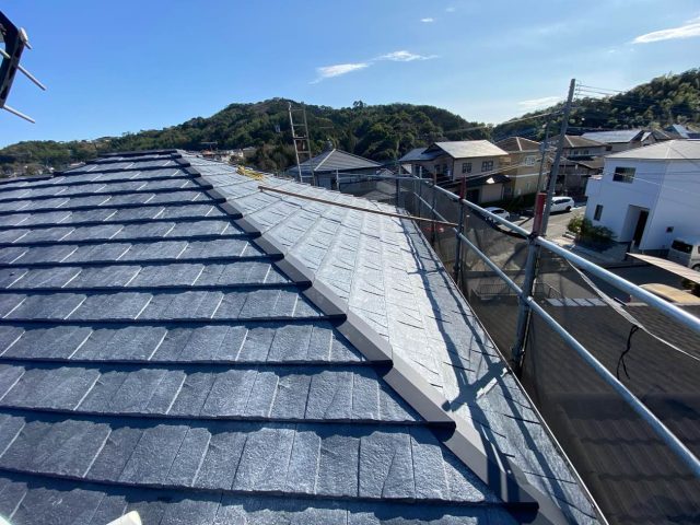 福岡市西区でルーガ鉄平が施工された屋根
