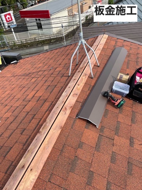 福岡市東区の屋根調査、カラーベスト屋根