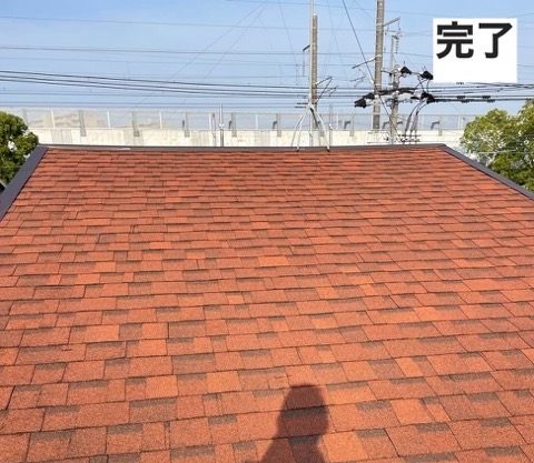 福岡市東区の屋根調査、カラーベスト屋根
