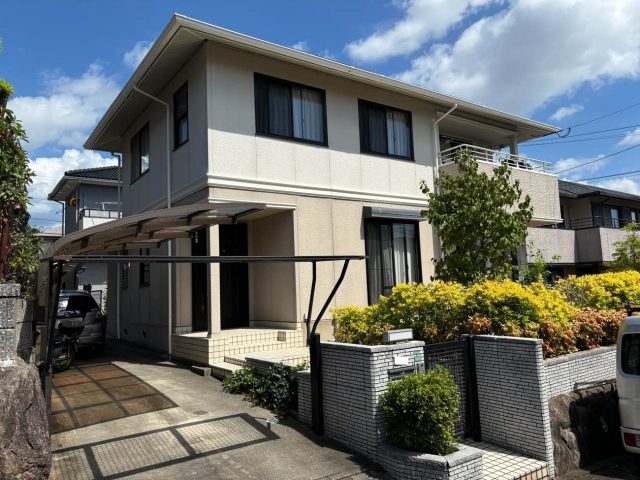 福岡市西区の屋根の老朽化を心配された住宅