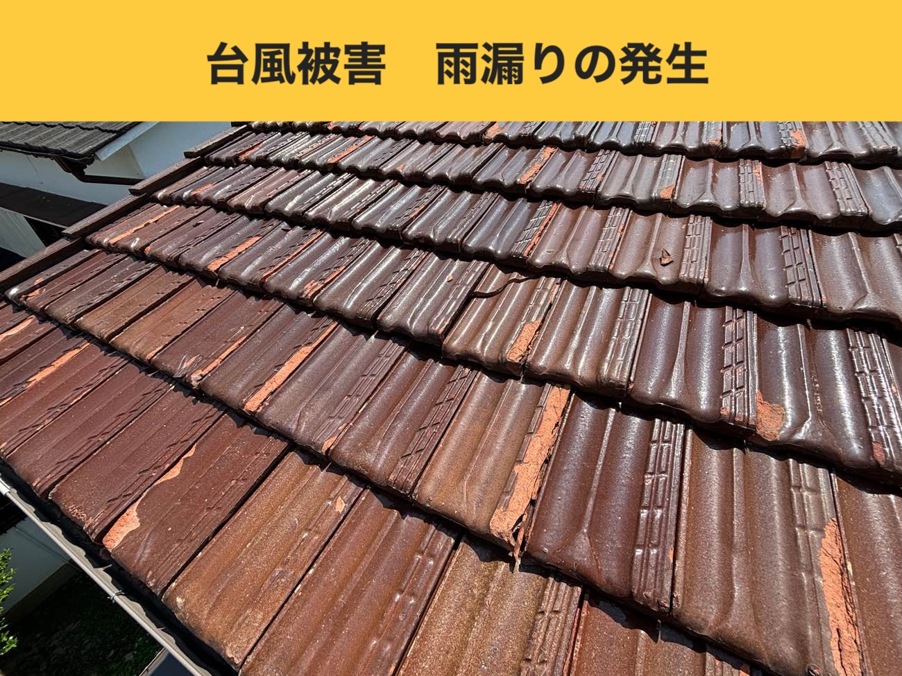 福岡市台風被害・屋根工事
