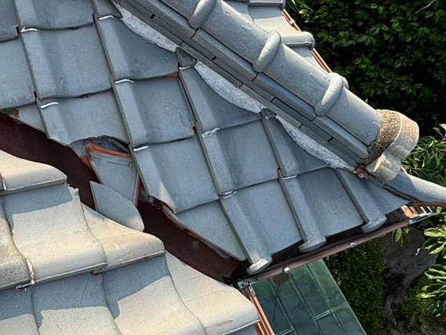 福岡市中央区で修理が必要だった戸建ての屋根