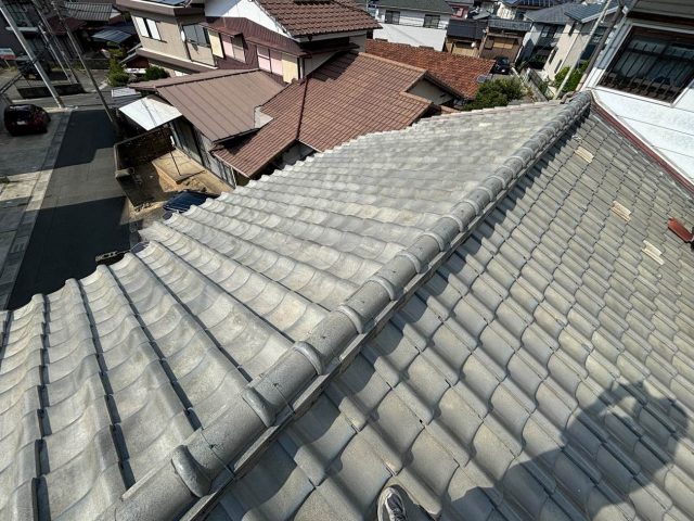 太宰府市の屋根の葺き替え調査をした戸建て住宅