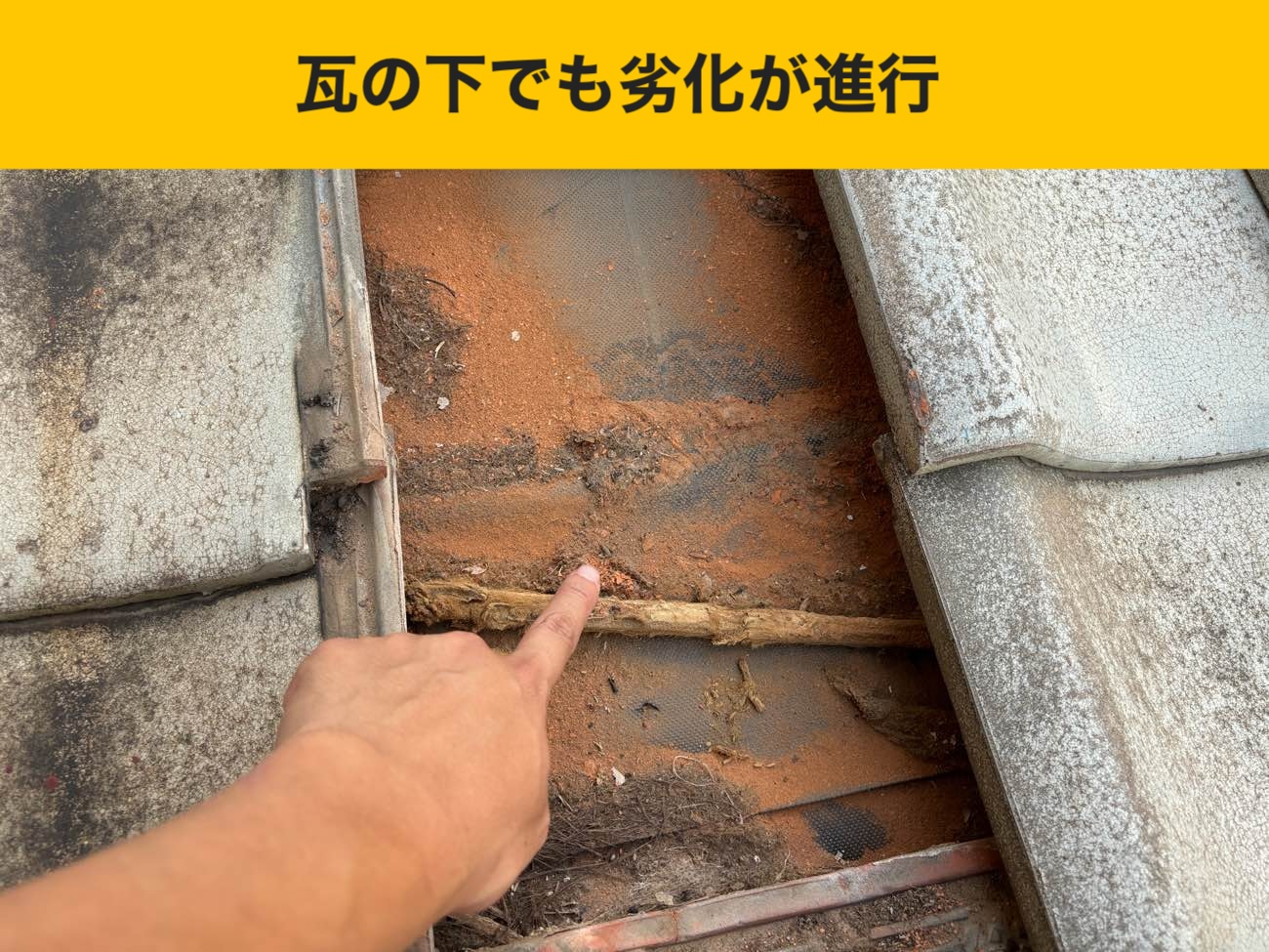 防水シートの劣化