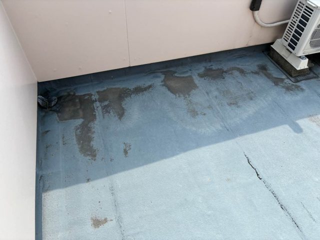 糸島市で防水層が劣化していた屋上