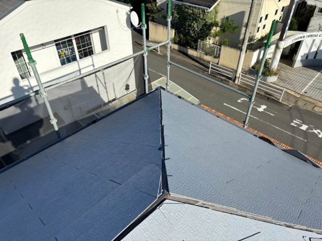 福岡市早良区の葺き替え工事で新しくなった屋根