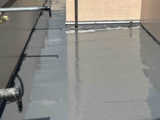 糸島市のウレタン防水完了