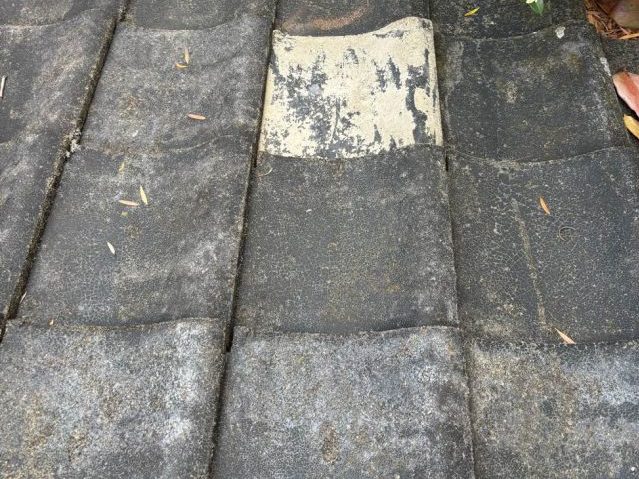 糸島市の劣化した屋根瓦