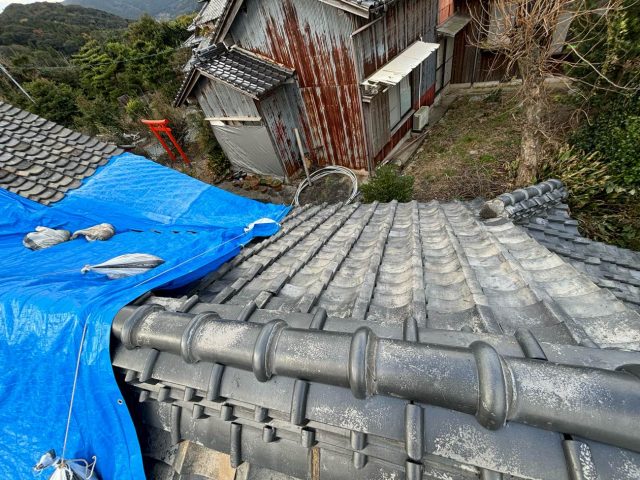 糸島市で雨漏りに困っていた住宅の瓦屋根