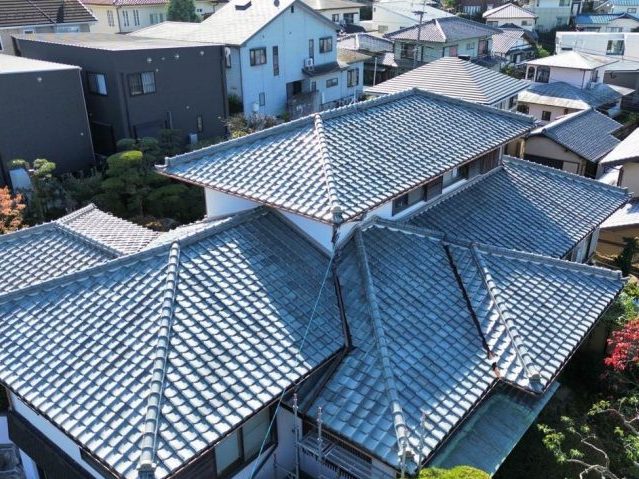 福岡市中央区の葺き替え工事を予定している戸建て