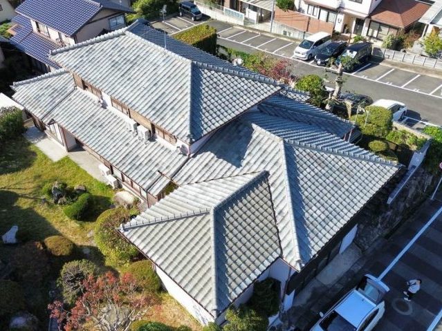 福岡市中央区で葺き替え工事を実施した戸建て