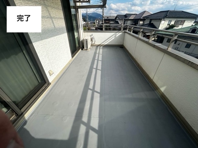 塩ビシート防水完了
