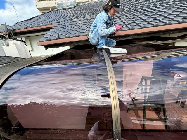 糸島市にてタキロンポリカーボネートプレートの設置