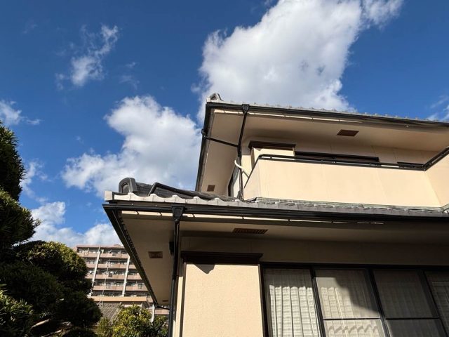 福岡市西区で雨樋工事の相談にうかがった住宅