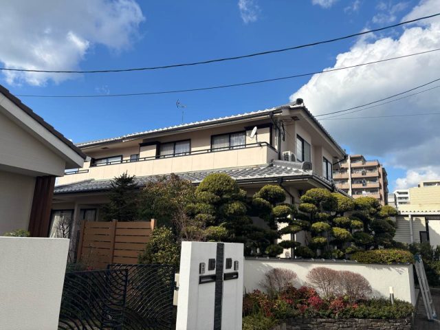 福岡市西区で雨樋工事を検討されていた住宅