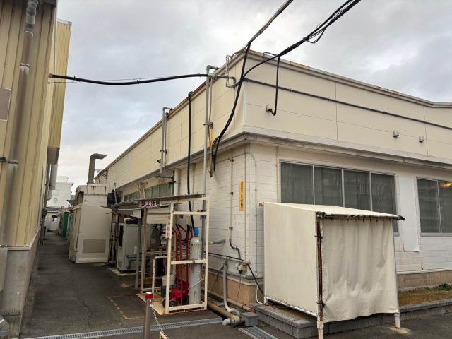大牟田市で調査した工場屋根