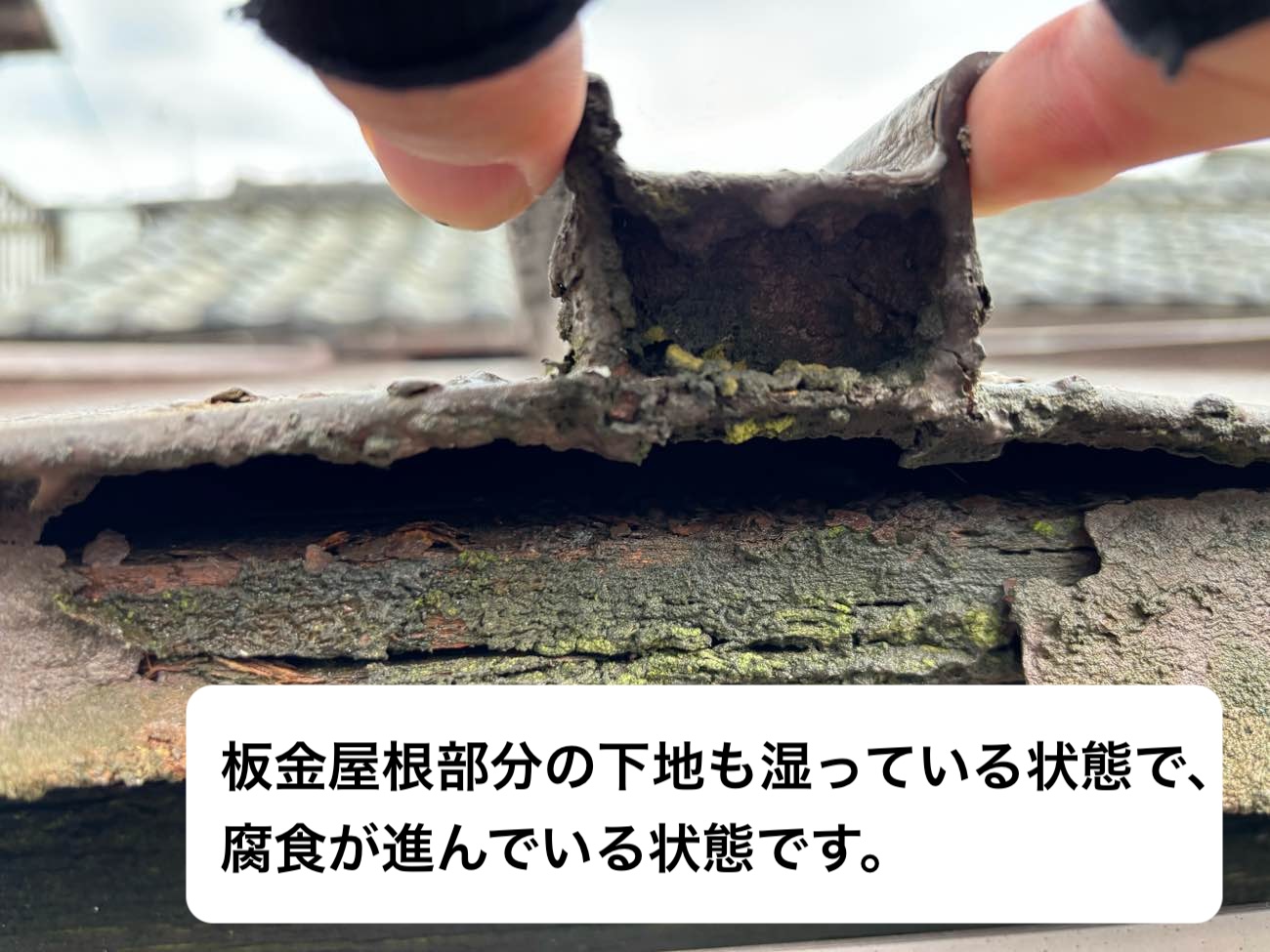 下地の腐食