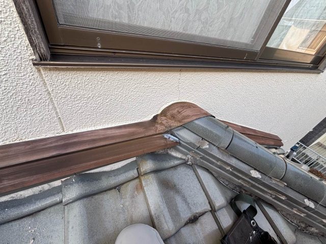 那珂川市で雨漏り原因と思われる箇所