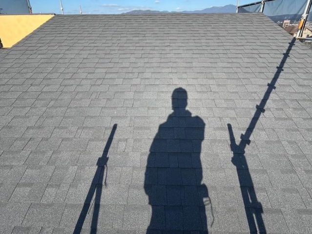 大野城市のオークリッジスーパーで修理された屋根