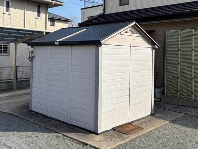 福岡市西区で雨漏りしていた倉庫の調査