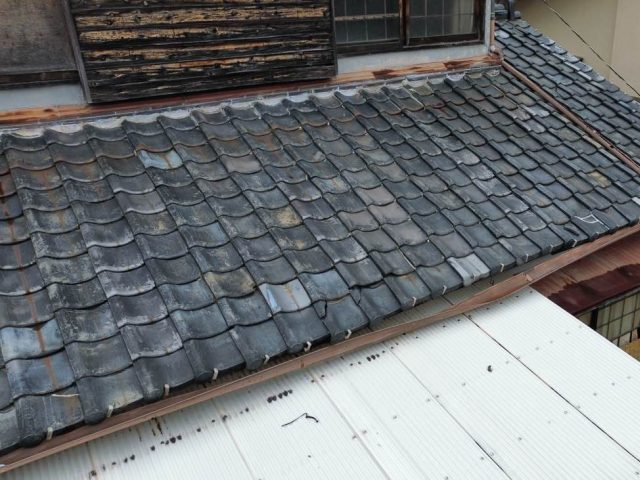 福岡市西区の老朽化した瓦屋根