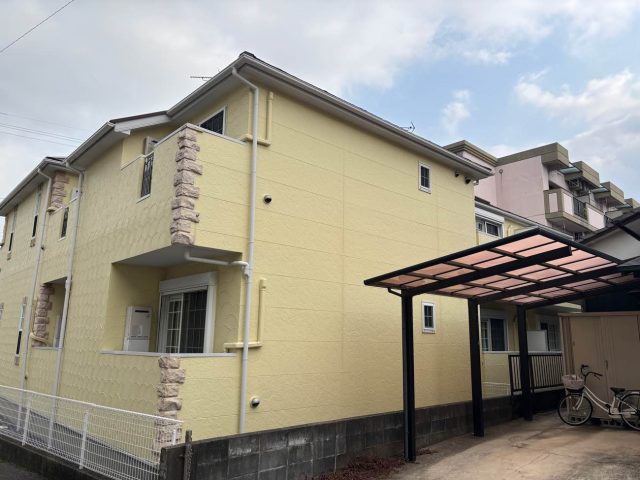 福岡市博多区で屋根の改修を行うアパート