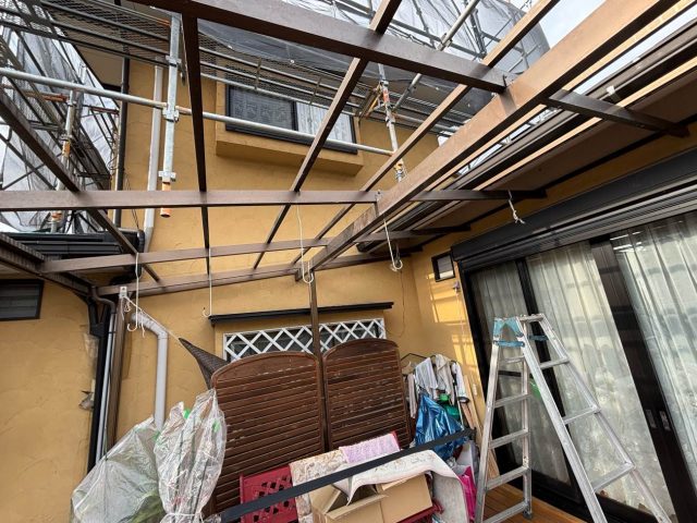 大野城市の波板交換工事