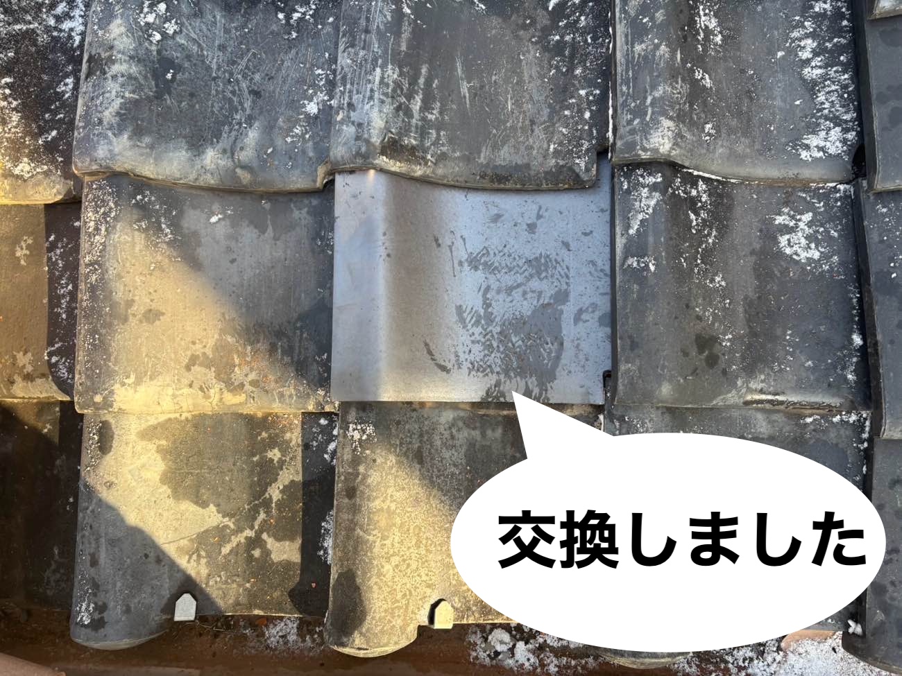 屋根の差し替え