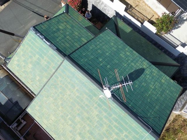 八幡西区で調べた色褪せたスレート屋根