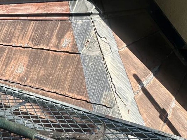 福岡市西区の老朽化したスレート屋根