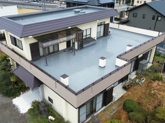 福岡市西区の防水工事を実施した住宅