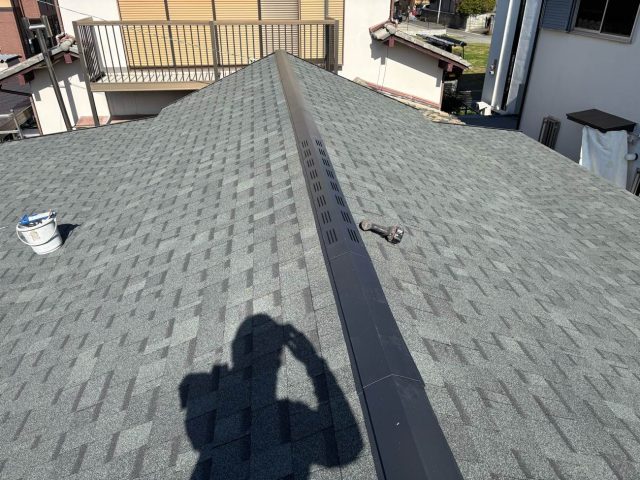 志免町で屋根葺き替えが完了