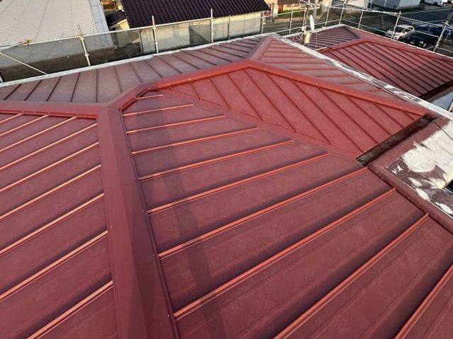 筑紫野市のパイアーチで葺き替えた屋根