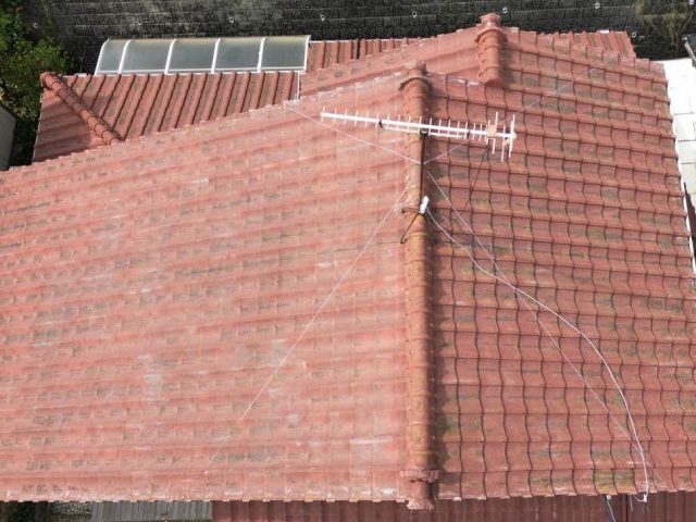 太宰府市の調査で見つかったセメント瓦の劣化