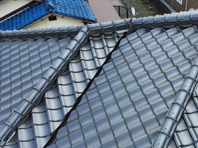 筑紫野市の劣化している漆喰