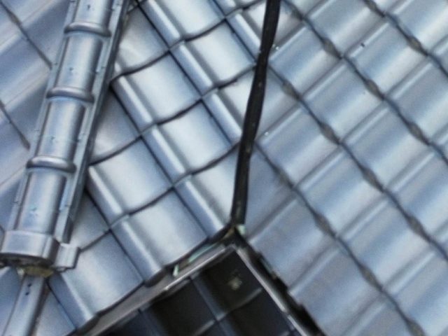 筑紫野市で劣化が見つかった谷板金