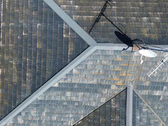 小郡市の棟板金の劣化