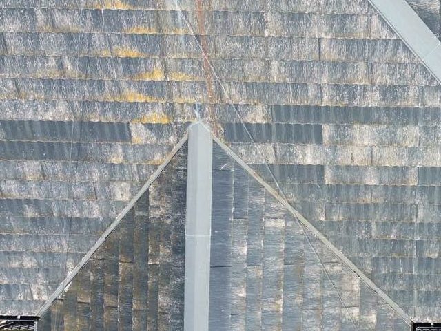 小郡市のカラーベストの錆と変色